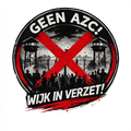 Geen AZC Sticker 10CM – Maak Nederland Nederland Weer