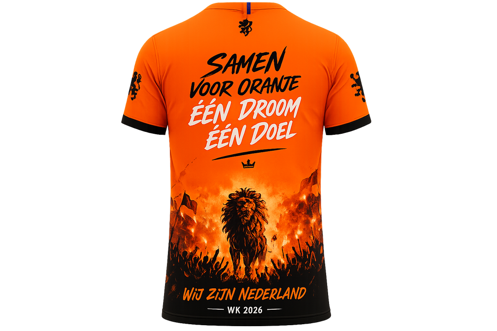 Oranje Voor Altijd™ WK 2026 Supportersshirt – Samen Voor Oranje